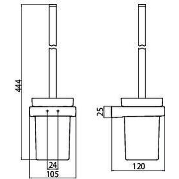 Ершик для унитаза Emco Trend 0215 001 00, фото 2