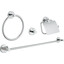 Набір аксесуарів 4 в 1 Grohe Essentials 40776001, фото 