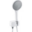 Лійка для душу Kludi Fizz 6787091-00 (біла, однорежимна, зі шлангом та тримачем), фото 