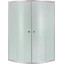 Душова кабіна без піддону 90x90 см Lidz Latwa SC90x90.SAT.HIGH.FR (LLSC9090SATHIGHFR2, профіль сатин, скло матове), фото 
