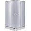 Душевая кабина 90x90 см Lidz Wawel SC90x90.SAT.LOW.GR с поддоном Mazur ST90x90x16 (LWASC9090SATLOWGR2SET, профиль сатин, стекло тонированное), фото 