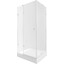 Душевая кабина 100x80 см Lidz Capricorn CRM1018RC6 (CAPCRM1018RC6SET, профиль хром, стекло прозрачное, с поддоном Tern 301812C), фото 