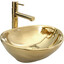 Раковина Rea Sofia Gold REA-U9015 (41x34.5 см, золота, чаша), Доступні розміри: 41 x 34, Колір виробника: золото, фото 