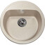 Miraggio Malibu 0000029 Мийка для кухні врізна кругла 51x51 см, пісочний, Колір виробника: пісочний, фото 