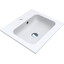 Miraggio Della 0000175 Умывальник врезной прямоугольный 50x45 см, белый матовый, Доступные размеры: 50 x 45, Технология производства: Miramarble Matt, Цвет производителя: белый матовый, фото 
