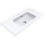 Miraggio Della 0000183 Умывальник врезной прямоугольный 90x45 см, белый матовый, Доступные размеры: 90 x 45, Технология производства: Miramarble Matt, Цвет производителя: белый матовый, фото 