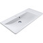 Miraggio Sacramento 0000235 Умивальник прямокутний врізний 100x48 см, білий матовий, Технологія виробництва: Miramarble Matt, Колір виробника: білий матовий, фото 