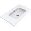 Miraggio Della 0000180 Умывальник врезной прямоугольный 80x45 см, белый глянец, Доступные размеры: 80 x 45, Технология производства: Miramarble, Цвет производителя: белый глянец, фото 