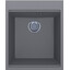Мийка для кухні Miraggio Lagoon 420 gray 0002218 (42.1x51.1 см, сіра, кварцова, з сифоном), Доступні розміри: 42 x 51, Колір виробника: сірий, фото 