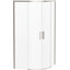 Душова кабіна Volle Solo 1010.114502 (90x90 см, скло прозоре, профіль нікель), фото 