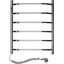 Электрический полотенцесушитель Navin Блюз 10-006120-4860 (480x600, левый), Доступные размеры: 480 x 600, Цвет производителя: хром, Подключение полотенцесушителя: левое, фото 