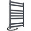 Электрический полотенцесушитель Laris Зебра Кватро ЧК(ГМ)8 R3 73207767 (500x800, графит, левый, с таймером), фото 