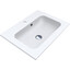 Раковина Miraggio Della 600 Mirasoft 0001016 (60x45 см, белая матовая), Доступные размеры: 60 x 45, Технология производства: Mirasoft Technology, Цвет производителя: белый матовый, фото 
