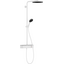 Термостатична душова система Hansgrohe Pulsify Showerpipe 260 EcoSmart Matt White 24221700 (біла матова, з поличкою), Колір виробника: білий матовий, фото 