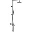 Душевая система Damixa Scandinavian Pure 936740300 (черная матовая, с изливом), Цвет производителя: черный матовый, фото 