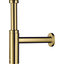 Сифон для умивальника Hansgrohe Flowstar S Polished Gold Optic 52105990 (полірований золотий, пляшковий), фото 