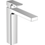 Смеситель для умывальника Hansgrohe Vernis Shape Chrome 71562000 (высокий, с донным клапаном), фото 