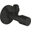 Вентиль угловой 1/2"x3/8" Grohe QuickFix 220732430 (черный матовый, с накидной гайкой 10 мм), фото 