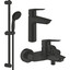 Комплект смесителей для ванной комнаты Grohe QuickFix Start M-Size Black UA303301MQ (235752432+322782432+279482430), фото 