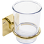 Склянка для зубних щіток Rea Gold REA-77063 (322189, золота, настінна), Колір виробника: золото, фото 