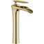 Смеситель для умывальника Mexen Lyra Gold MEX-745310-50 (золотой, высокий, с каскадным изливом), Цвет производителя: золото, фото 