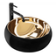 Раковина Rea Luna Black Matt Gold REA-U3306 (40 см, золото/черный матовый, чаша), фото 