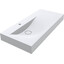 Умивальник Miraggio Viola 1000 L Mirasoft 0002665 (100x46 см, білий матовий, з крилом), Доступні розміри: 100 x 46 L, Технологія виробництва: Mirasoft Technology, Колір виробника: білий матовий, фото 