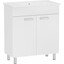 Тумба RJ Kink-L с умывальником RJ Jenor RJFU041-4160WHSET (RJFU041-4160WH+RZJ610, 60 см, белая глянцевая, напольная), Доступные размеры: 60, Цвет производителя: белый глянец, фото 