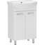 Тумба RJ Soft-B з умивальником Kolo Proxy RJFU044-0160WHSET (RJFU044-0160WH + 101960UA, 60 см, біла глянсова, підлогова), фото 