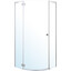 Душевая кабина Volle Benita Left 1017.114600L (90x90 см, стекло прозрачное, профиль хром), Доступные размеры: 90 x 90 L, Цвет производителя: хром, фото 
