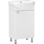 Тумба RJ Fort-B с умывальником Cersanit Arteco RJFU010-0140WHSET (RJFU010-0140WH + K667-005, 40 см, белая глянцевая, напольная), Доступные размеры: 40, Цвет производителя: белый глянец, фото 