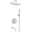 Душова система з термостатом Volle Sistema P Chrome 1584.091001 (прихованого монтажу, із виливом), фото 