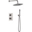 Душевая система с термостатом Volle Sistema R Nickel 1585.090102 (никель, скрытого монтажа), Цвет производителя: никель, фото 