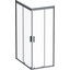 Душевая кабина Am.Pm Gem Square Slide W90UG-404-120280-BT (120x80 см, стекло прозрачное, профиль черный матовый), Доступные размеры: 120 x 80, Цвет производителя: черный матовый, фото 