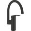 Змішувач для кухні Grohe Eurosmart 332022433 (чорний матовий), фото 