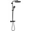 Душевая система с термостатом Grohe Rainshower SmartActive 310 22119KF0 (фантомный черный), фото 