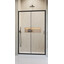 Душевая дверь Radaway Alienta DWJ Black 10260140-54-01 (140 см, стекло прозрачное, профиль черный матовый), Доступные размеры: 140, Цвет производителя: черный матовый, фото 