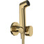 Гигиенический душ с вентилем Hansgrohe Bidette 1jet S Polished Gold 29232990 (полированное золото, внешняя часть), Цвет производителя: золото, фото 