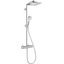 Душова система з термостатом Hansgrohe Crometta E Showerpipe 240 EcoSmart 27281000, фото 