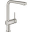 Смеситель для кухни Grohe Vento 30437DC0 (суперсталь, с выдвижной лейкой), Цвет производителя: суперсталь, фото 