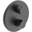 Смеситель скрытого монтажа для душа с термостатом Imprese Kucera Black Matt f04603410AC (черный матовый, внутренняя часть в комплекте), Цвет производителя: черный матовый, фото 