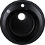 Кухонна мийка Lidz D510/200 ANT-15 Anthracite LIDZANT15D510200 (антрацит, 51x51 см, з сифоном), фото 