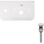 Умывальник Qtap Tern White Glossy QT17115117LWN47327 (45x26 см, белый глянцевый, с донным клапаном), фото 