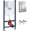 Инсталляция для унитаза 3 в 1 Grohe Solido 3884966Q (38971000+38966000, с клавишей смыва и креплением к стене), фото 