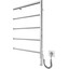 Электрический полотенцесушитель Mario Romeo-І TR 2.3.8500.10.P (530x770 см, правый, с программатором), Подключение полотенцесушителя: правое, фото 