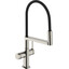 Змішувач для кухні Hansgrohe Talis Select M54 PowderSpray Stainless Steel Finish/Black Matt 72861800 (нержавіюча сталь/чорний матовий, з гнучким виливом), Колір виробника: чорний матовий, нержавіюча сталь, фото 