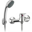 Смеситель для душа Ferro Smile Chrome BSM77 (с лейкой и шлангом), фото 