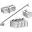 Монтажный комплект для душевых кабин Ravak Brilliant B SET BSDPS-R 80, 90 (D01000A075, хром), Доступные размеры: 80/90 R, фото 