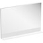 Дзеркало для ванної кімнати Ravak Formy 120 X000001045 (120x71 см, біле, з полицею), Доступні розміри: 120 x 71, Колір виробника: білий, фото 