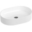 Умывальник Ravak Ceramic 550 O Slim XJX01155001 (55x37 см, белый глянцевый), Доступные размеры: 55 x 37, Цвет производителя: белый глянец, фото 